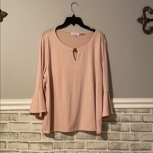 Calvin Klein dusty pink blouse